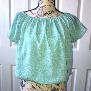 Cynthia Steffe seafoam top.
